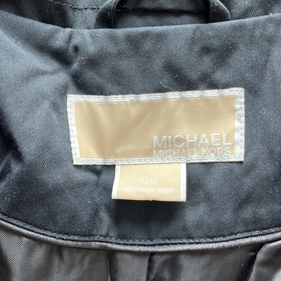 Michael Kors - raincoat mid thigh with silver buttons - Picture 3 of 3